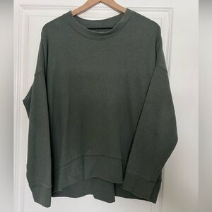 Hunter Green Aerie Long-Sleeve Top